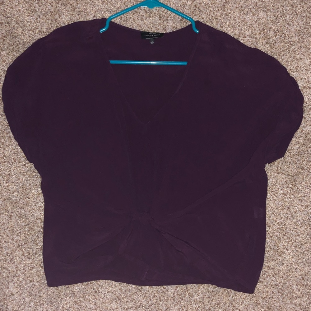 Lucky Brand short sleeve blouse